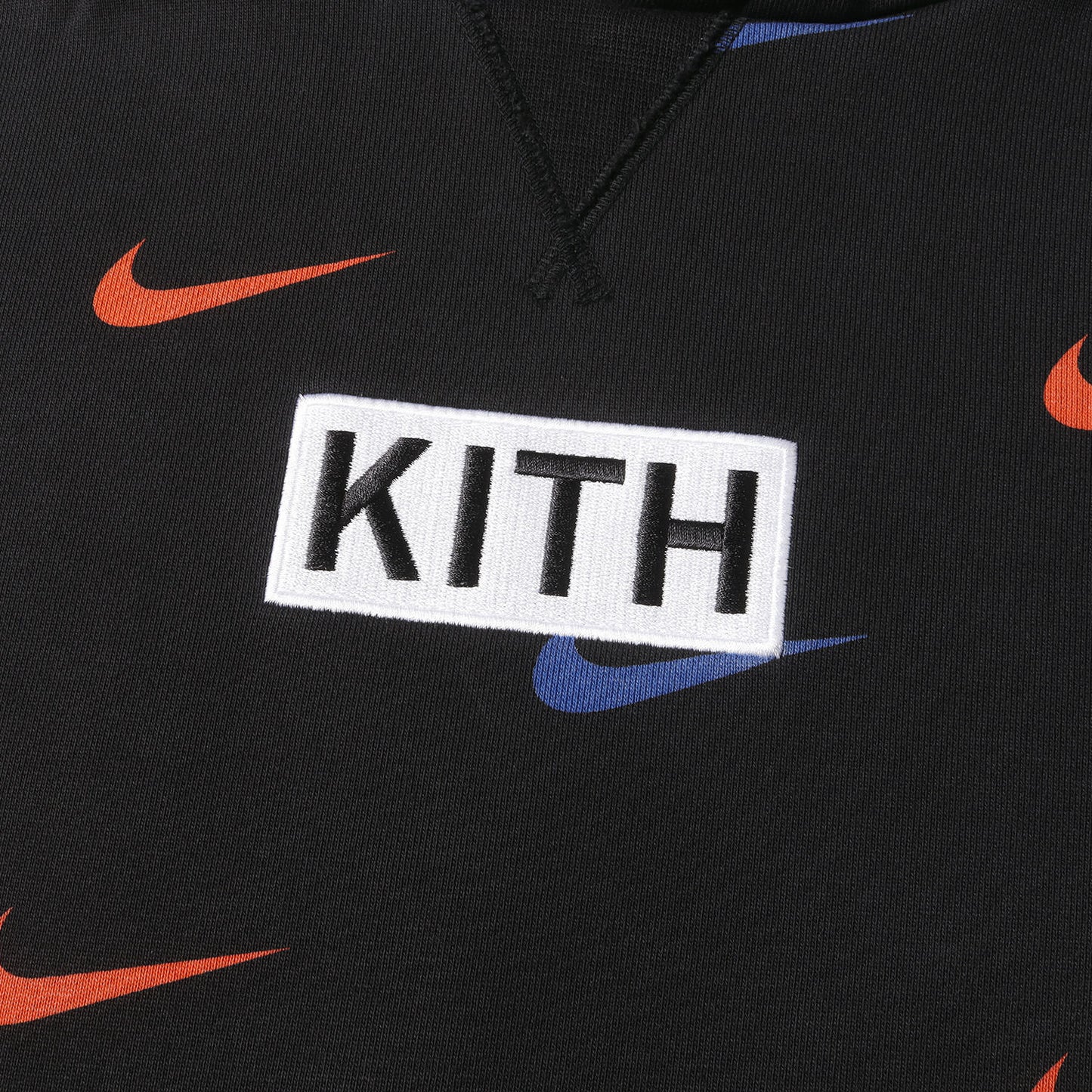 20AW ×NIKE ×NBA New York Knicks スウッシュ柄 BOXロゴ スウェットパーカー