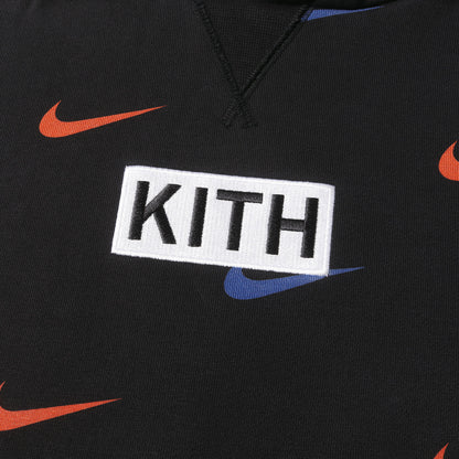 20AW ×NIKE ×NBA New York Knicks スウッシュ柄 BOXロゴ スウェットパーカー