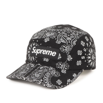 21SS バンダナ柄 BOXロゴ キャンプキャップ(Bandana Camp Cap)