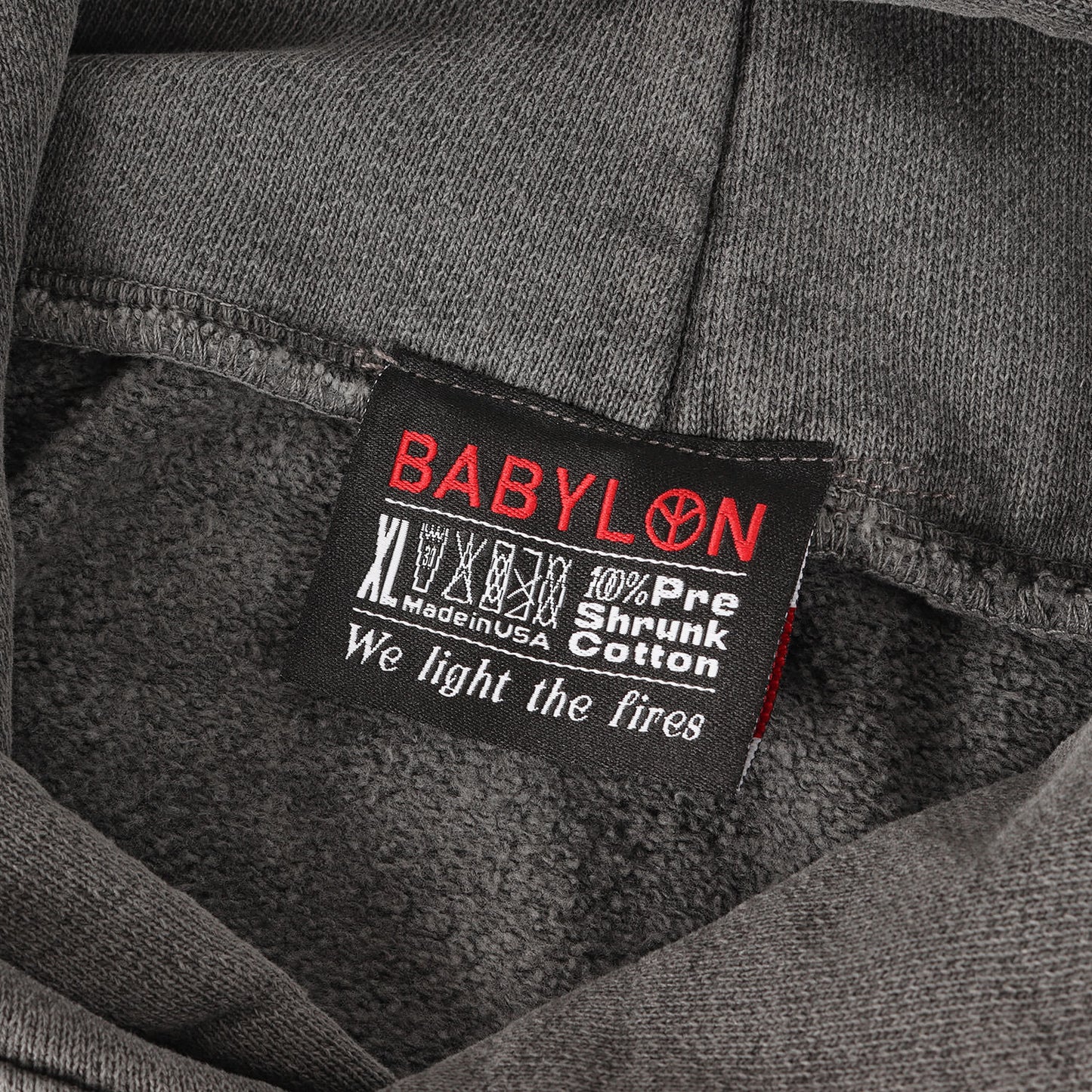 大阪ポップアップ限定 ×Babylon LA ヴィンテージ加工 スウェットパーカー