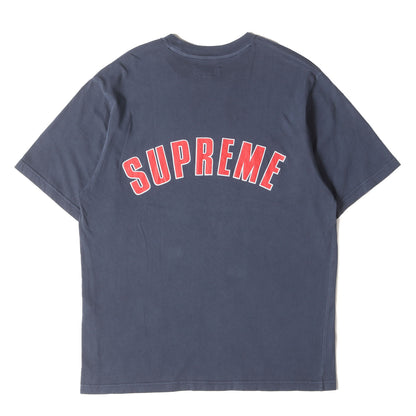 24SS オーバーダイ加工 クラック アーチロゴ Tシャツ(Cracked Arc S/S Top)