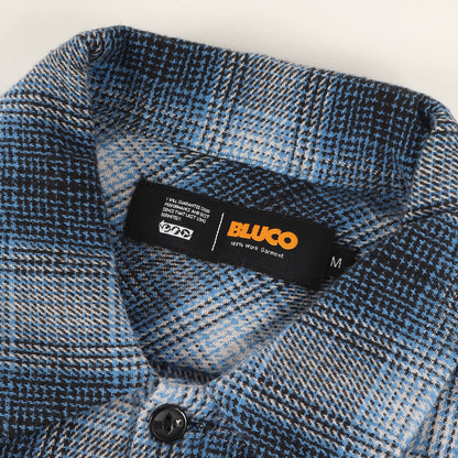 ロゴ刺繍 オンブレチェック ヘビー フランネルシャツ(OMBRE CHECK FLANNEL SHIRTS)
