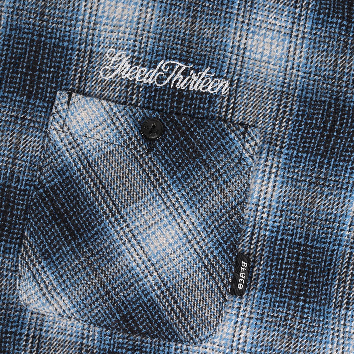 ロゴ刺繍 オンブレチェック ヘビー フランネルシャツ(OMBRE CHECK FLANNEL SHIRTS)