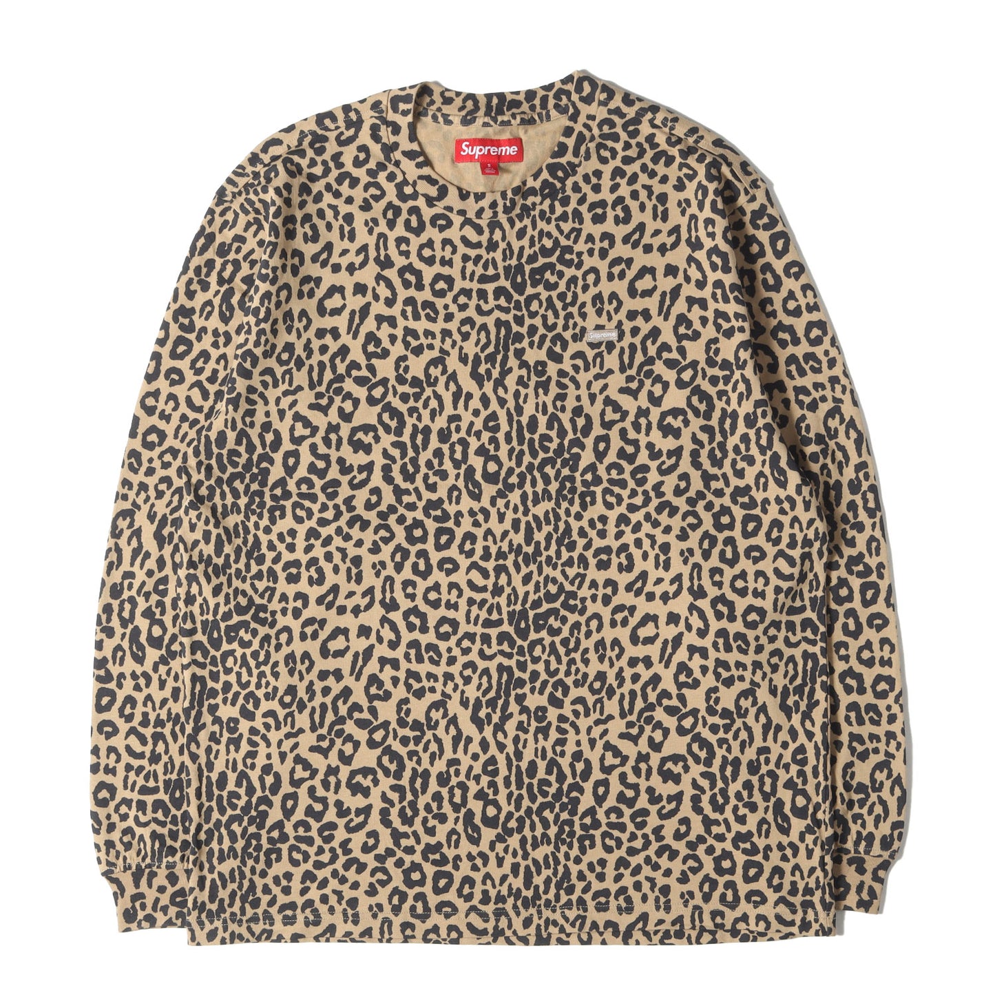 23AW レオパード柄 スモールBOXロゴ ロングスリーブ Tシャツ(Small Box L/S Tee)