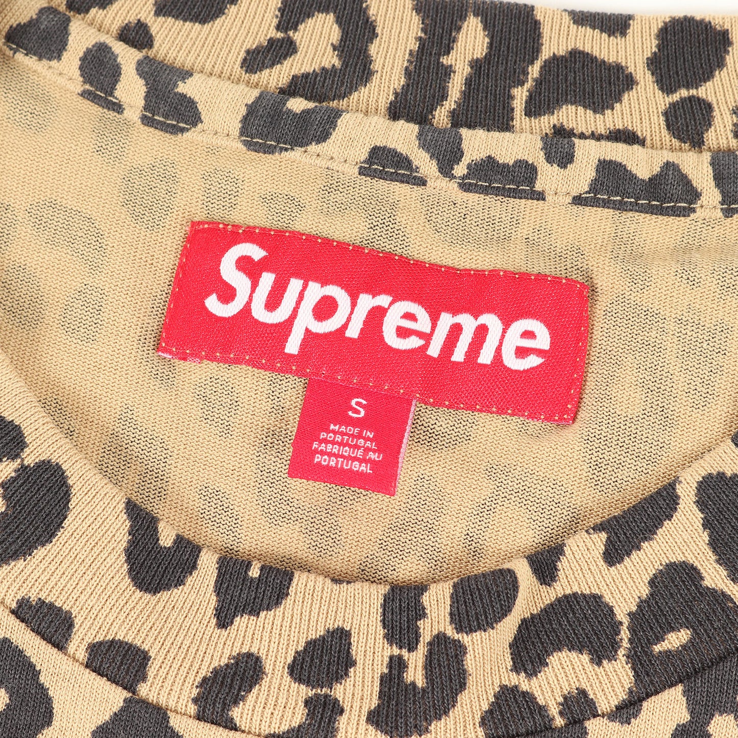 23AW レオパード柄 スモールBOXロゴ ロングスリーブ Tシャツ(Small Box L/S Tee)