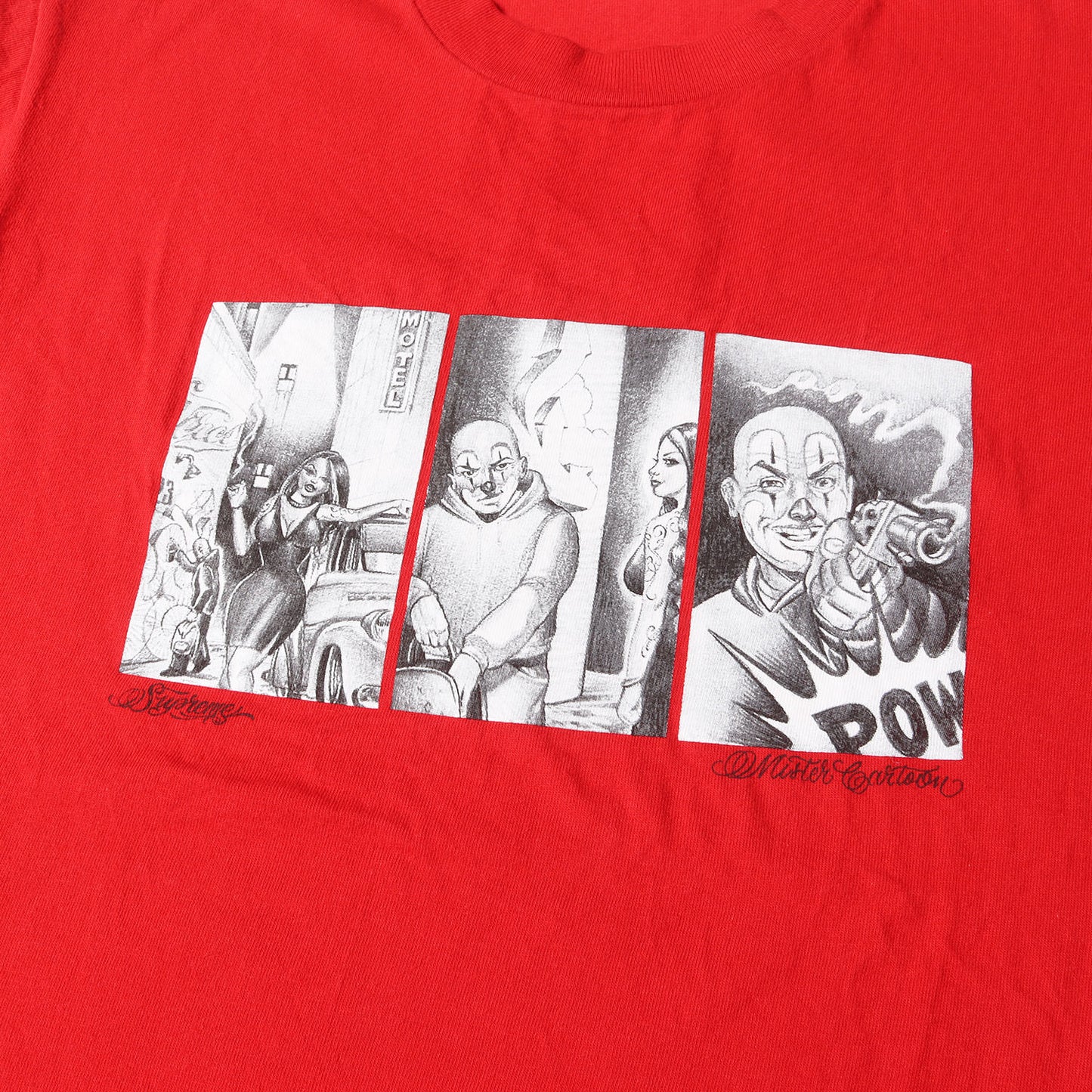 24AW ×Mister Cartoon イラストグラフィック Tシャツ(Pow Tee)