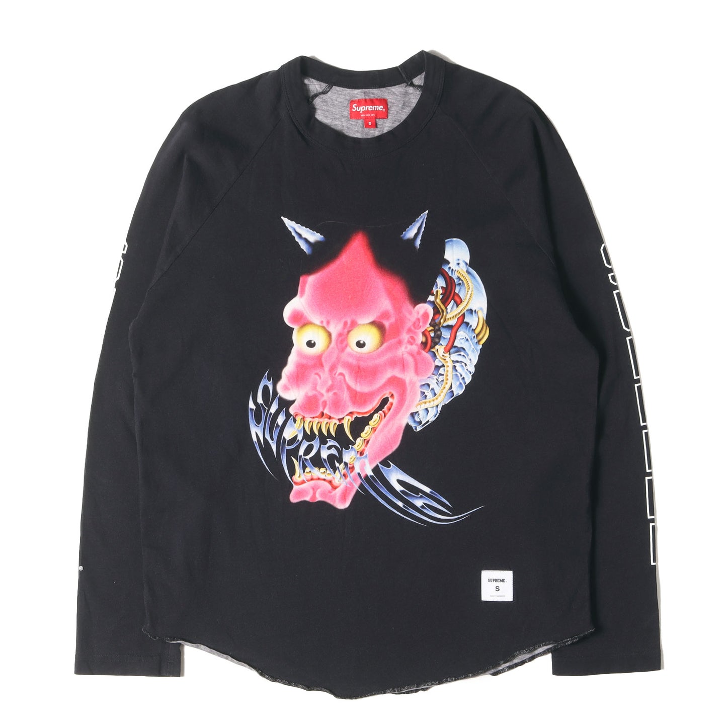 22AW デーモン グラフィック ラグラン ロングスリーブ Tシャツ(Demon Raglan L/S Top)