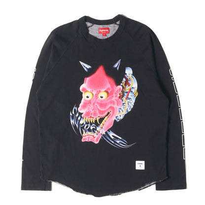 22AW デーモン グラフィック ラグラン ロングスリーブ Tシャツ(Demon Raglan L/S Top)