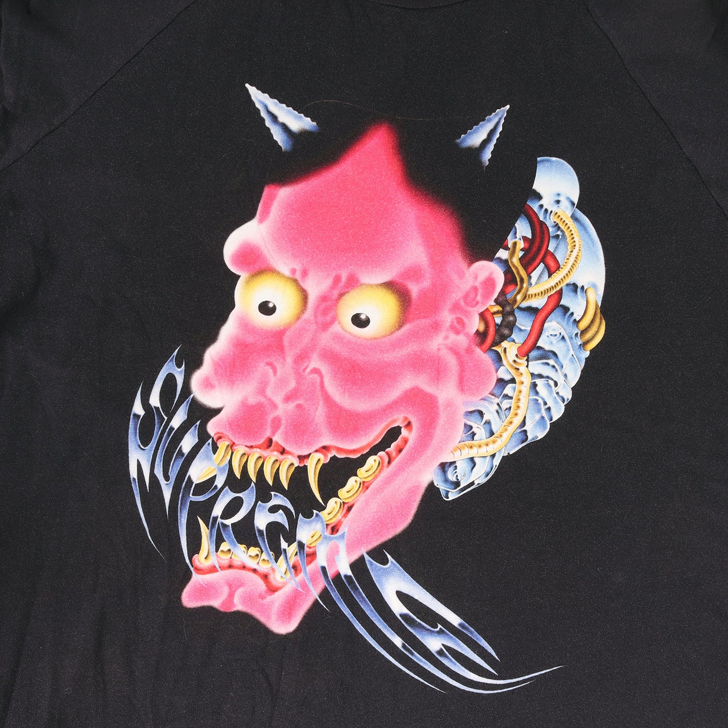 22AW デーモン グラフィック ラグラン ロングスリーブ Tシャツ(Demon Raglan L/S Top)