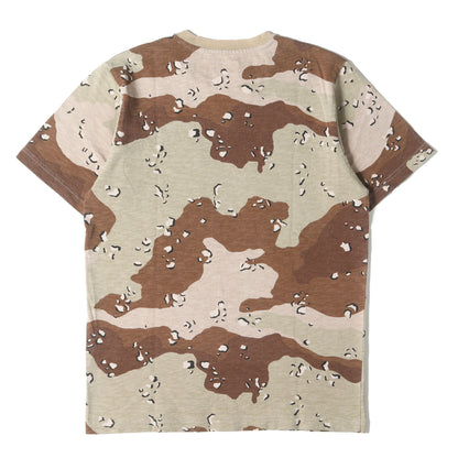 チョコチップデザートカモ ポケット付き ヘビーウェイト Tシャツ(Pocket Tee)