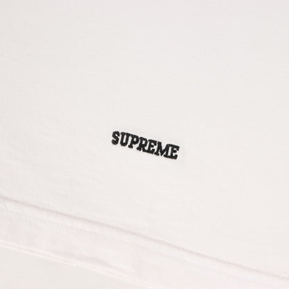 裾ロゴ刺繍 クルーネック Tシャツ