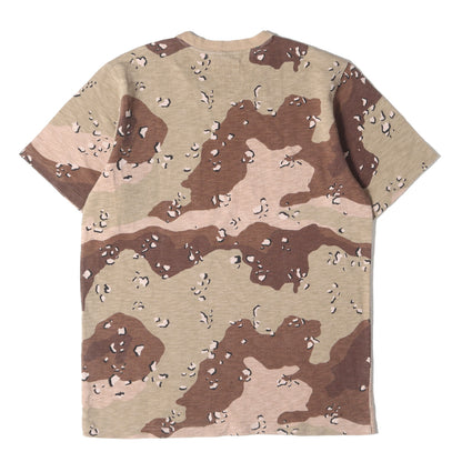 チョコチップデザートカモ ポケット付き ヘビーウェイト Tシャツ(Pocket Tee)
