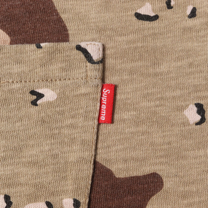チョコチップデザートカモ ポケット付き ヘビーウェイト Tシャツ(Pocket Tee)