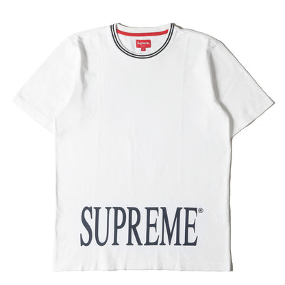 ブランドロゴ リブライン Tシャツ(Striped Rib Tee)