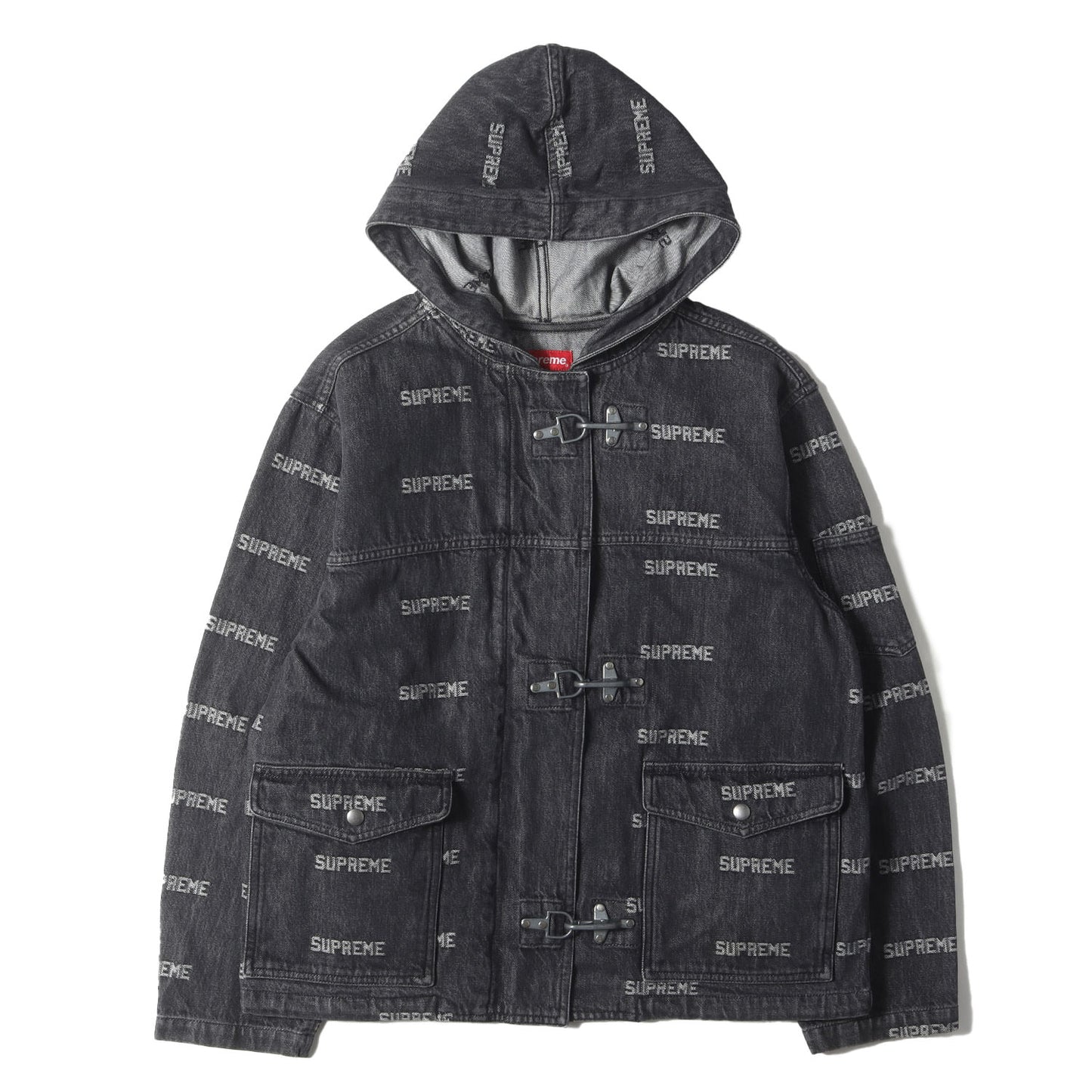 ジャガード デニム ファイヤーマンジャケット(Logo Denim Turnout Jacket)