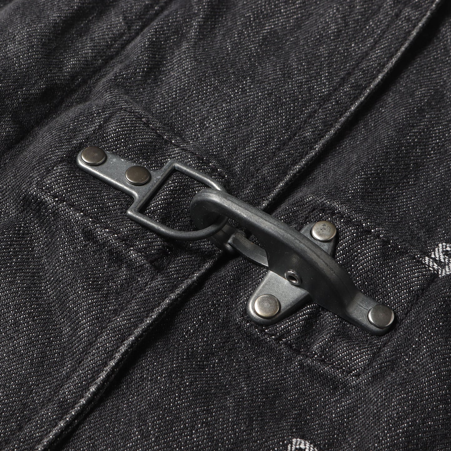 ジャガード デニム ファイヤーマンジャケット(Logo Denim Turnout Jacket)