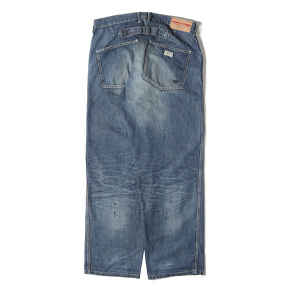 ヴィンテージ加工 ユーティリティーワーク デニムパンツ(WASHED UTILITY / C-PT)