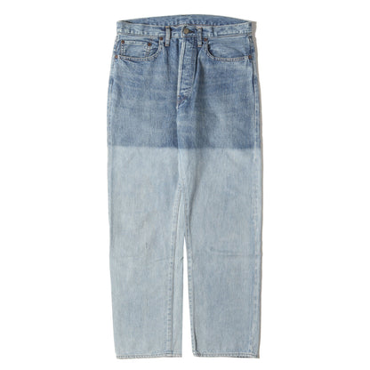 23SS 2トーン バイオストーンブリーチ加工 デニムパンツ(UW1087 13oz denim pants.)