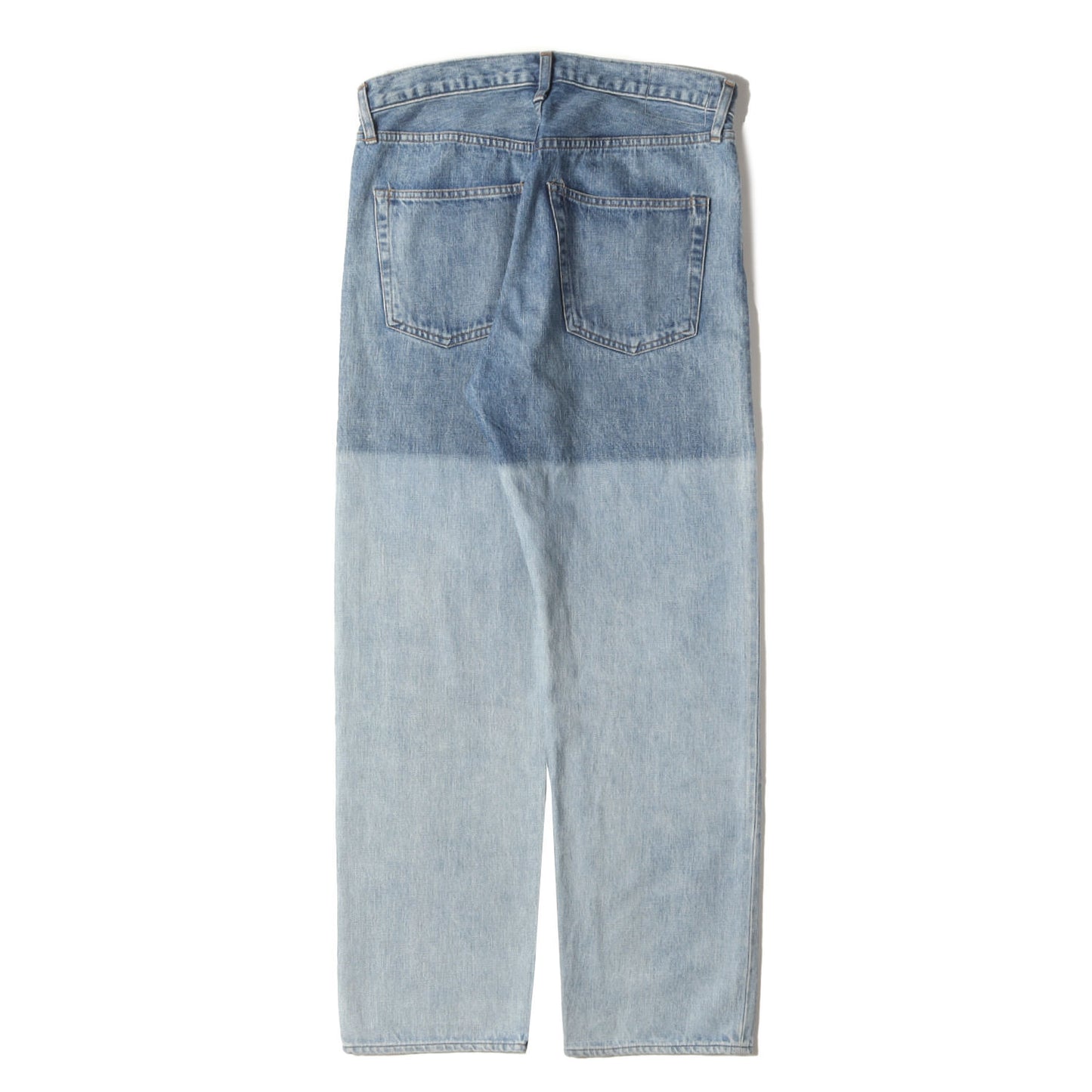 23SS 2トーン バイオストーンブリーチ加工 デニムパンツ(UW1087 13oz denim pants.)