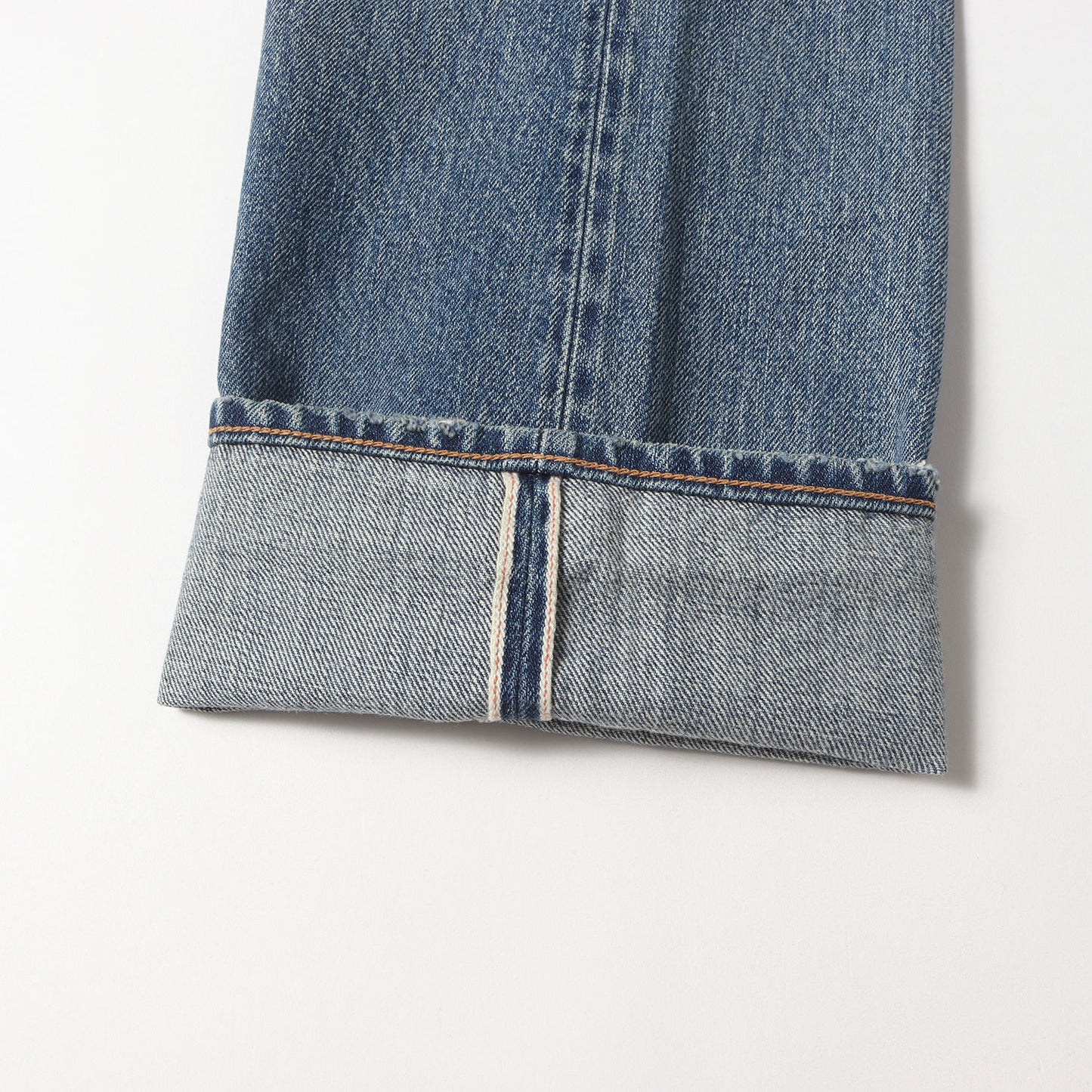 22W/23S ヴィンテージ加工 デニムパンツ(DWELLER 5P JEANS 03 COTTON 13.5oz SELVEDGE DENIM VW)