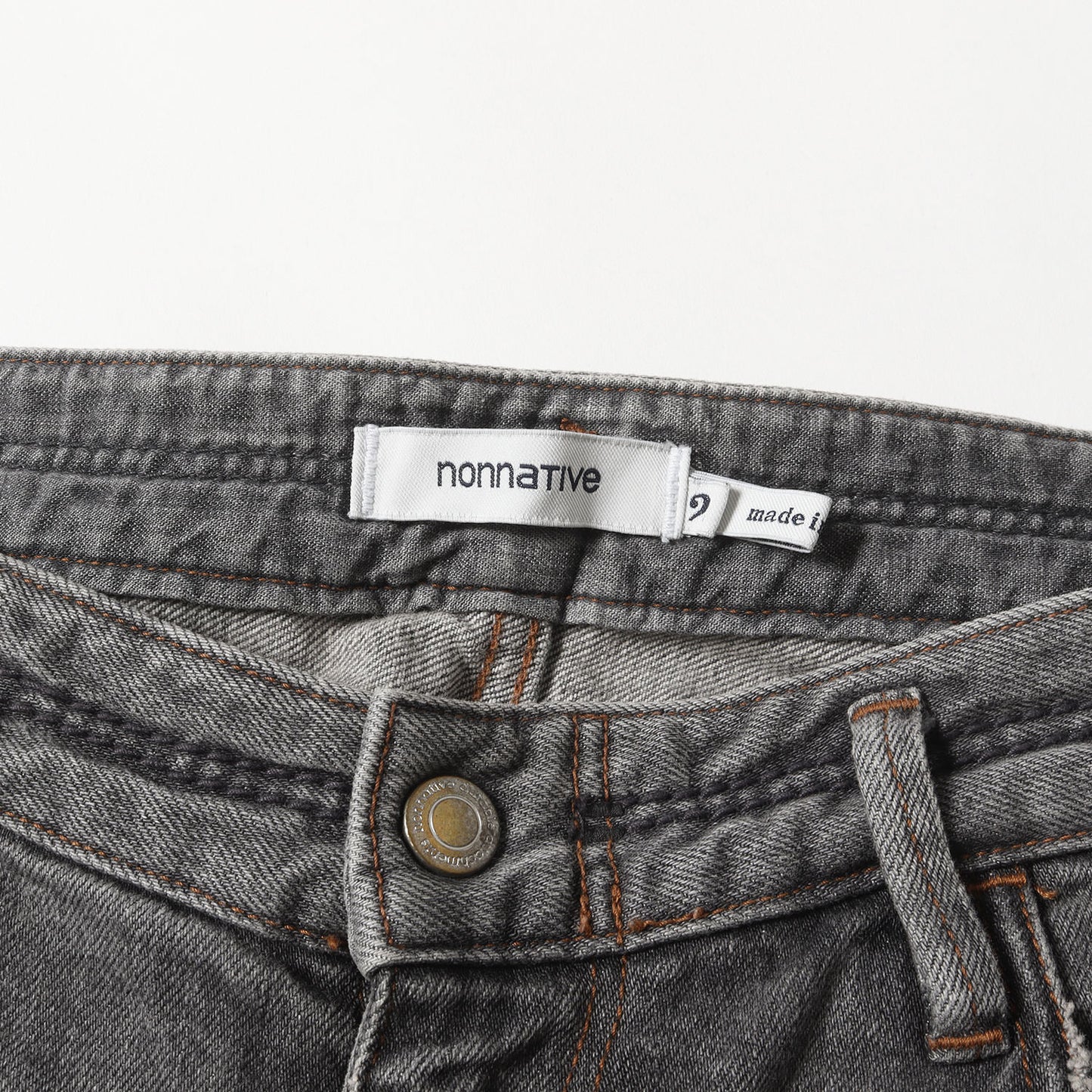 ヴィンテージ加工 ストレッチ デニムパンツ(DWELLER 5P JEANS DROPPED FIT C/P 12oz DENIM STRETCH VW)