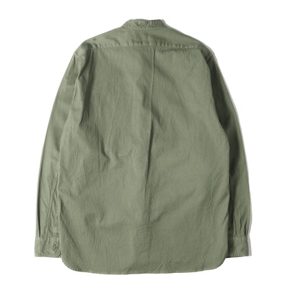 21SA ストレッチドビー チャイナシャツ(MASTER L/S SHIRT C/P DOBBY STRETCH OVERDYED)