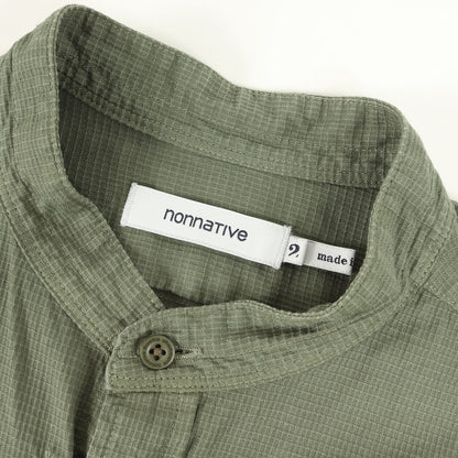 21SA ストレッチドビー チャイナシャツ(MASTER L/S SHIRT C/P DOBBY STRETCH OVERDYED)