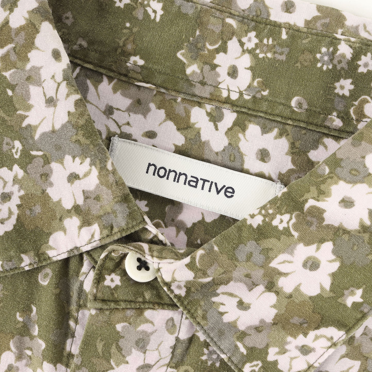 ×LIBERTY フラワー柄 コットン ロングシャツ(GARDENER LONG SHIRT C/L BROAD)