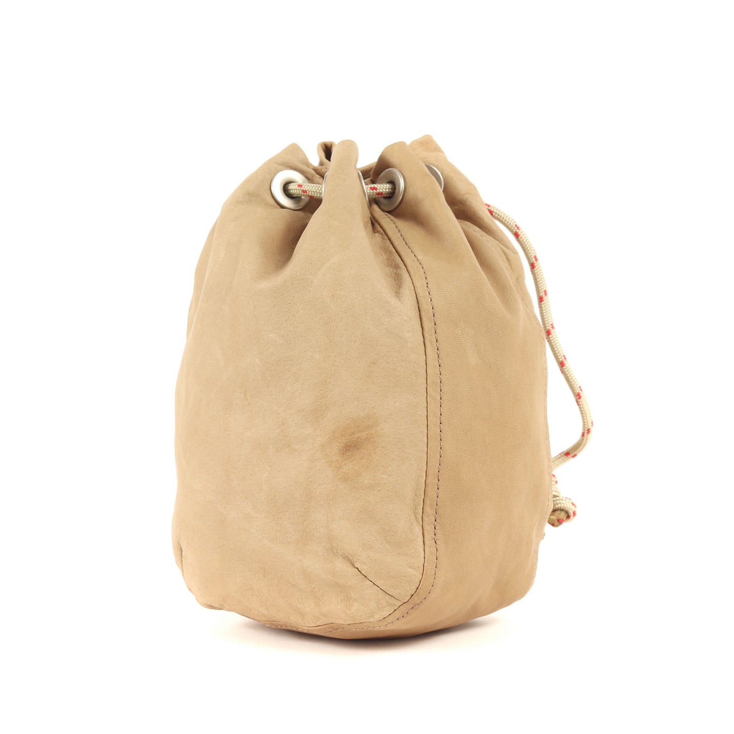 レザー 巾着バッグ / ポーチ