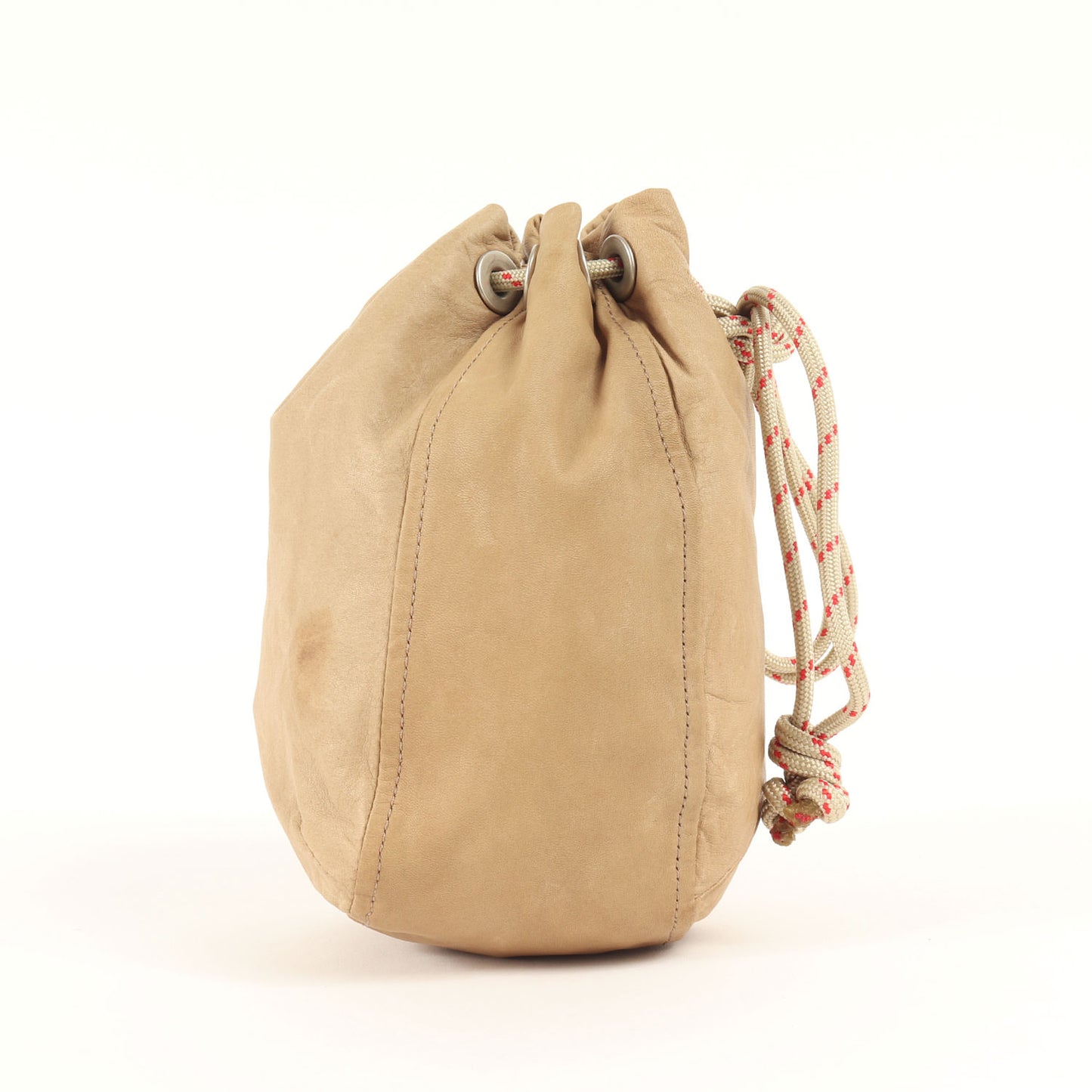 レザー 巾着バッグ / ポーチ