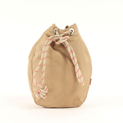 レザー 巾着バッグ / ポーチ