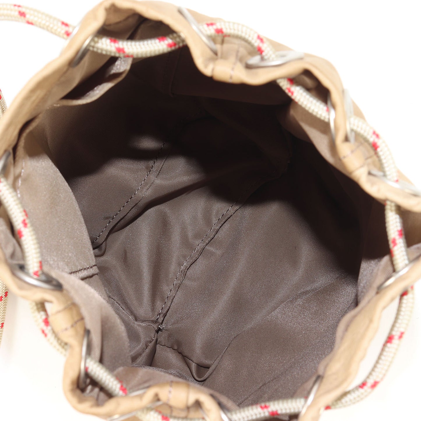 レザー 巾着バッグ / ポーチ