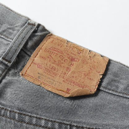 [希少] 80s 501 先染め ブラック デニムパンツ/ USA製 501-0658