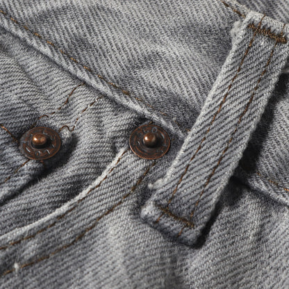 [希少] 80s 501 先染め ブラック デニムパンツ/ USA製 501-0658