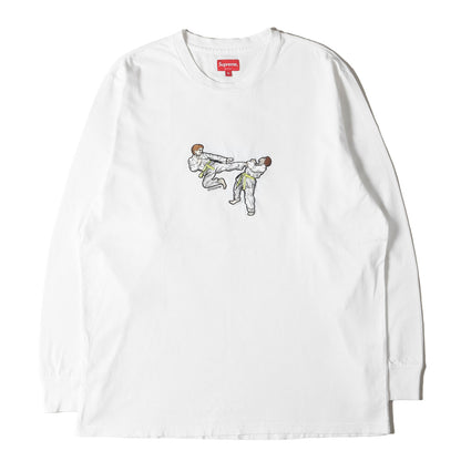 空手刺繍 ロングスリーブ Tシャツ(Karate Tee)