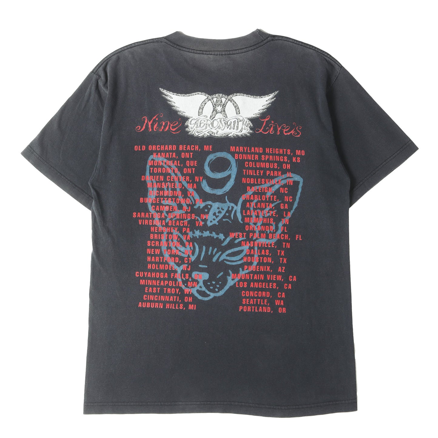 90s Aerosmith Nine Lives Tour Tシャツ(Murinaボディ / USA製)