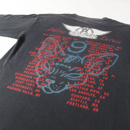90s Aerosmith Nine Lives Tour Tシャツ(Murinaボディ / USA製)