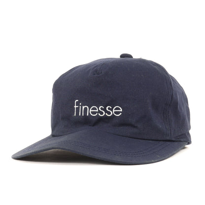 90s FINESSE ロゴ刺繍 5パネル キャップ