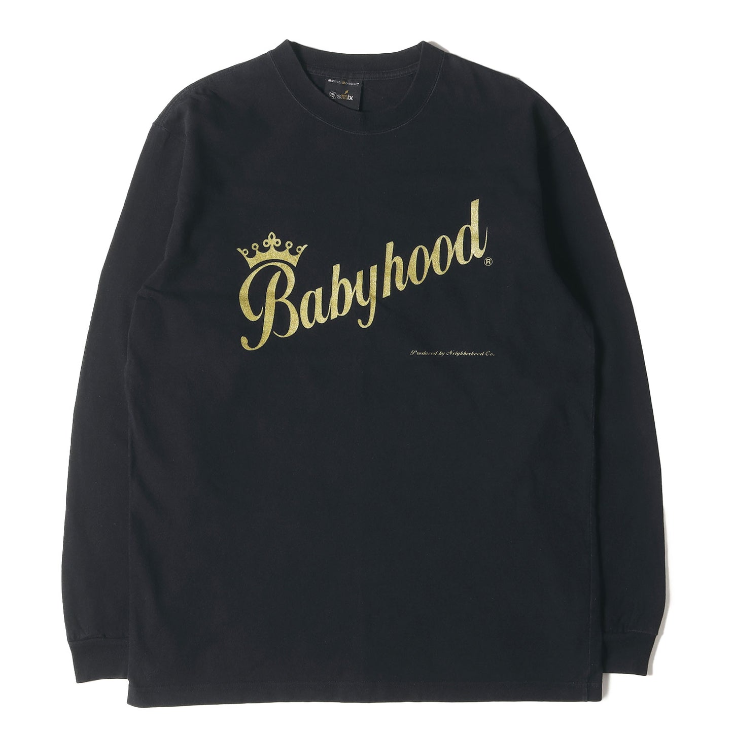 00s ラメロゴ ロングスリーブ Tシャツ