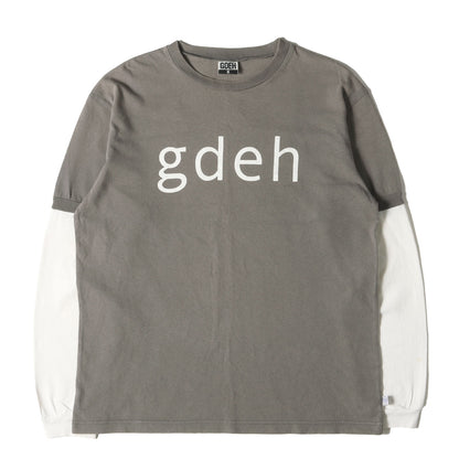 00s GDEHロゴ 2トーン ロングスリーブ Tシャツ(2002年モデル)