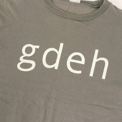 00s GDEHロゴ 2トーン ロングスリーブ Tシャツ(2002年モデル)