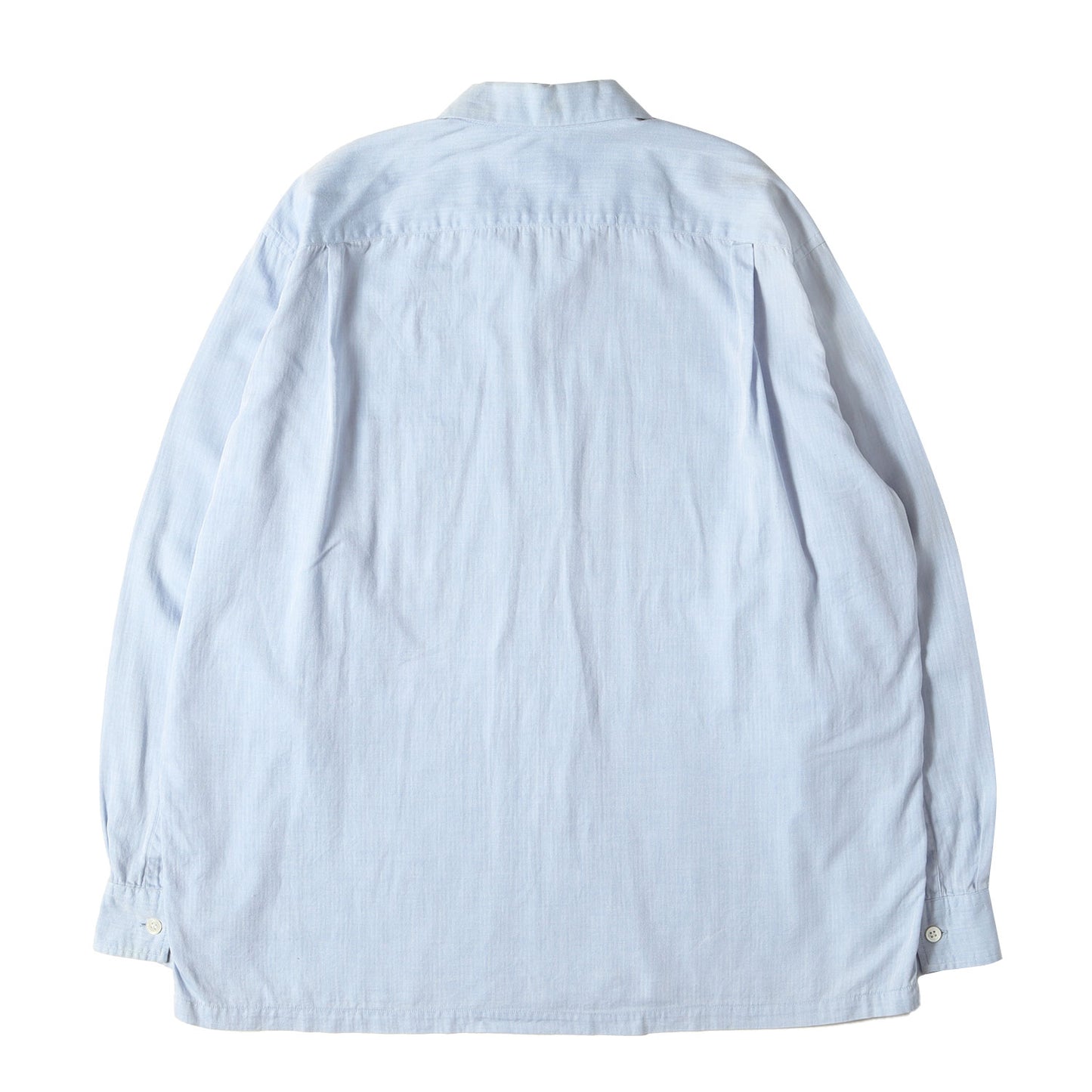 90s FINESSE ×GOODENOUGH ヘリンボーン オープンカラーシャツ