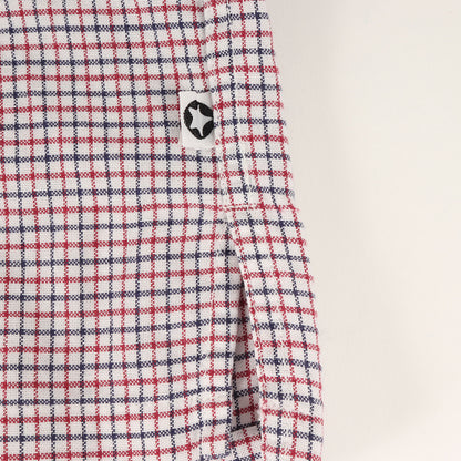 90s FINESSE ×GOODENOUGH チェック オープンカラーシャツ