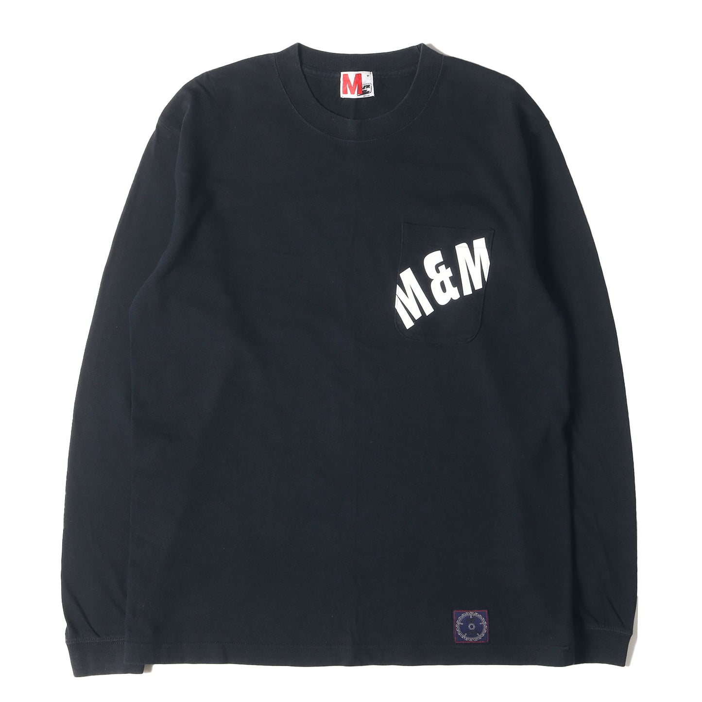 ロゴプリント ロングスリーブ ポケット Tシャツ