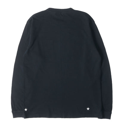 ロゴプリント ロングスリーブ ポケット Tシャツ