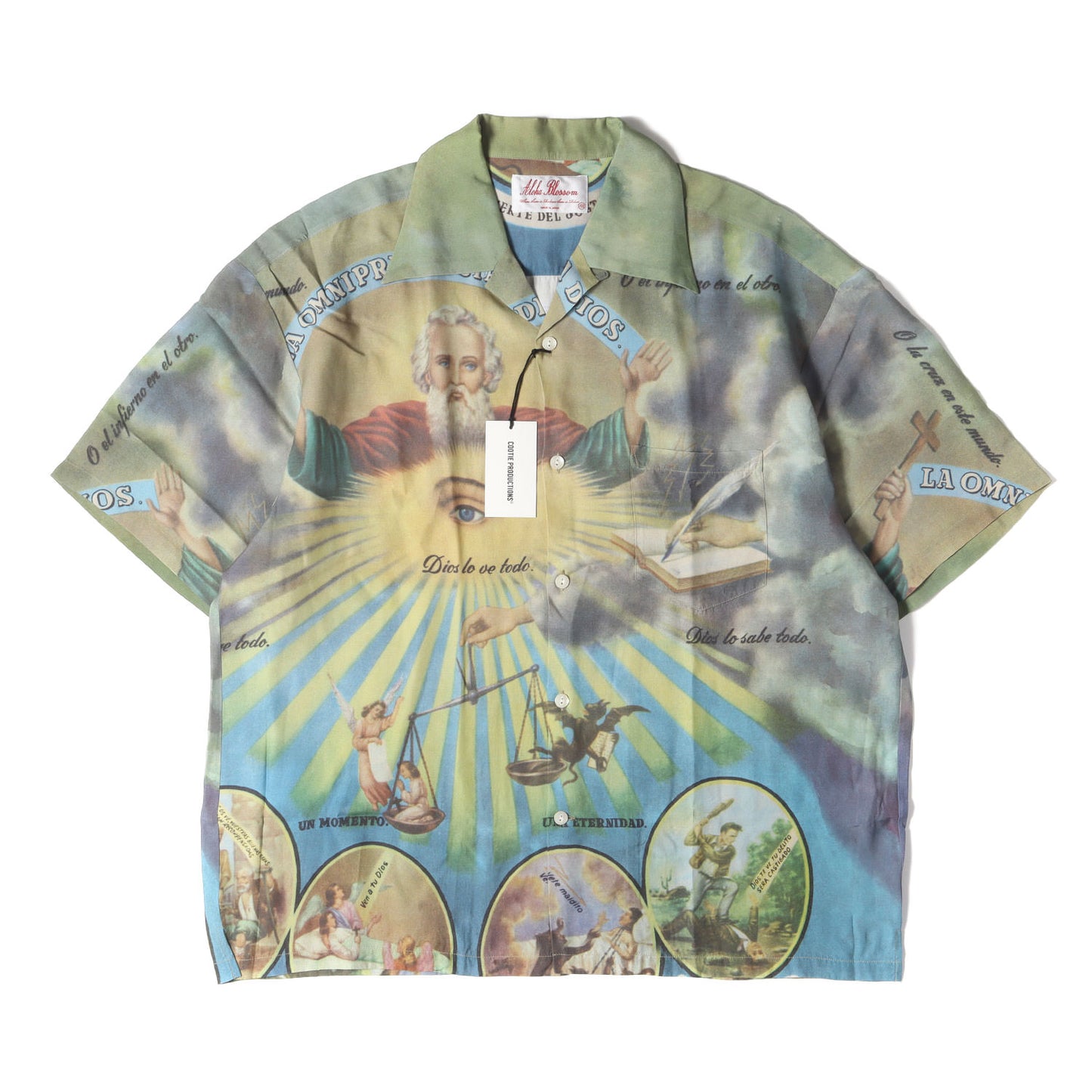 24SS ×Aloha Blossom レーヨン アロハシャツ(RAZA SHORT SLEEVE COLOR)