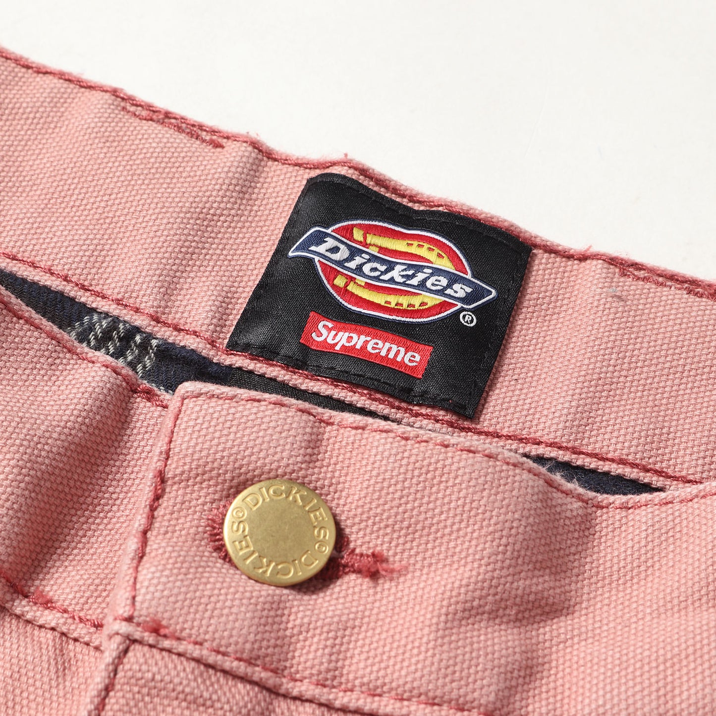 24AW ×Dickies 裏地チェックネル キャンバス カーゴパンツ(Flannel Lined Cargo Pant)