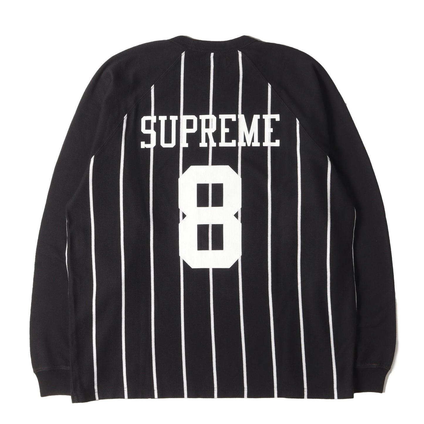 24AW フェード加工 ストライプ ラグラン ロングスリーブ Tシャツ(Stripe Raglan L/S Top)
