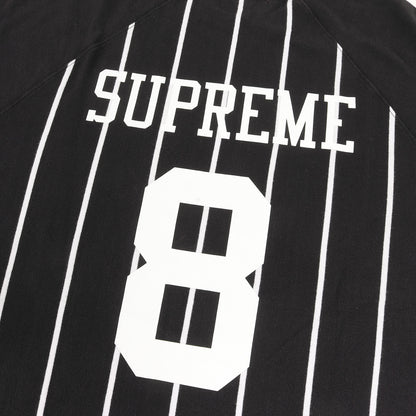 24AW フェード加工 ストライプ ラグラン ロングスリーブ Tシャツ(Stripe Raglan L/S Top)