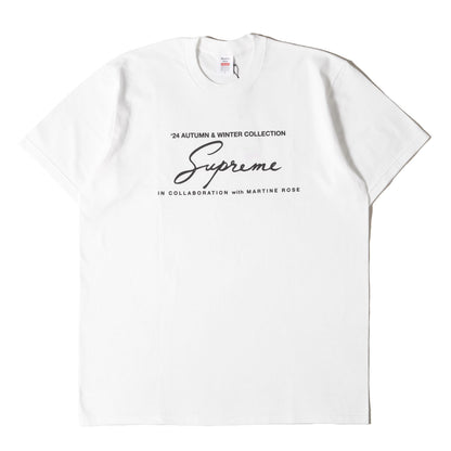 24AW ×Martine Rose ブランドロゴ Tシャツ(Tee)